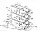 Fig. 01 - Mailpiece container for stacking mixed mail and method for stacking mail therein