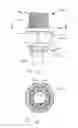Fig. 06 - Flexible fluid delivery line with adjustable end fitting retention bracket