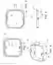 Fig. 03 - Two-gang adjustable mud ring