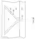 Fig. 13 - Hybrid, self aligned magnetic write head with a partially plated pole and method of producing same