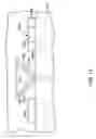 Fig. 16 - Hybrid, self aligned magnetic write head with a partially plated pole and method of producing same