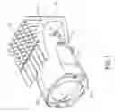 Fig. 02 - Light emitting diode lighting device having a lens connected to a hood