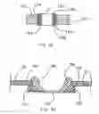 Fig. 28 - Substrate and collector grid structures for integrated series connected photovoltaic arrays and process of manufacture of such arrays