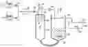 Fig. 01 - Apparatus for biological removal of phosphorus and nitrogen using granulated methane-oxidizing bacteria