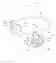 Fig. 01 - Reversible behind-the-head mounted personal audio set with pivoting earphone