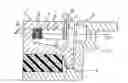 Fig. 01 - Device for blocking an articulation axis in the housing of a crown member, such as a grid or a buffer, in a road porthole