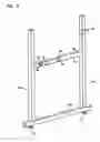 Fig. 04 - Adjustable desk and footrest assembly