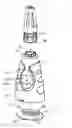Fig. 01 - Safe device having dual caps for a squeezable container