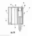 Fig. 09 - Bolt-type seal lock having locking body pivotably connected to mounting component for attachment to shipping container door
