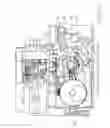 Fig. 16 - Rotating printhead maintenance facility with tubular chassis