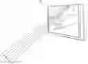 Fig. 01 - REAR PROJECTION SCREEN BASED ELECTRONIC WINDOW