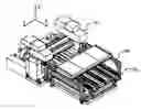 Fig. 01 - Apparatuses for breaking a glass panel unified with a process table