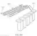 Fig. 264 - Inkjet chamber with plurality of nozzles and shared actuator