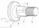 Fig. 01 - Bolt for attaching a rotary mower blade