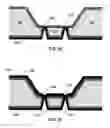 Fig. 07 - Formation of through-wafer electrical interconnections and other structures using a thin dielectric membrane