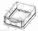 Fig. 01 - “Fish crate” collapsible container for transporting fresh fish
