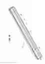 Fig. 09 - Injection-molded plastic nestable shell for concrete parking bumpers