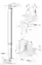 Fig. 02 - Bi-directional strut end for ball stud mounted devices