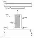Fig. 01 - Carbon nanotube spring contact structures with mechanical and electrical components