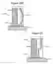 Fig. 19 - Carbon nanotube spring contact structures with mechanical and electrical components