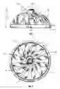 Fig. 02 - Directionally controllable, self-stabilizing, rotating flying vehicle