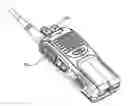 Fig. 01 - Radio with a key and knob combination