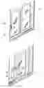 Fig. 01 - GLIDING DOOR, LATCH MECHANISM AND METHOD