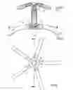 Fig. 09 - Chair or stool comprising mobile, elastic legs, permitting a dynamic sitting position