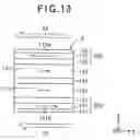 Fig. 13 - Magnetoresistive device of the CPP type, utilizing insulating layers interposed in shield layers to form a closed magnetic path usable in a disk system