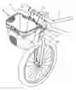 Fig. 01 - Connection device for removable storage basket for bicycles