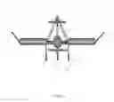 Fig. 03 - VTOL/STOL tilt-prop flying wing