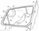 Fig. 01 - Side mirror assembly with integrated spotting mirror