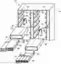 Fig. 01 - Variable position dampers for controlling air flow to multiple modules in a common chassis