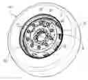 Fig. 01 - Device for attachment to a wheel and wheel with such a device