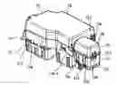 Fig. 01 - Fixing structure for electrical junction box and cassette