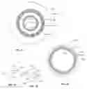 Fig. 08 - Brake rotor and abs tone ring attachment assembly that promotes in plane uniform torque transfer distribution