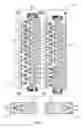 Fig. 02 - Structure of a lead-frame matrix of photoelectron devices