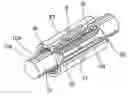 Fig. 01 - Linear motor having coils surrounding an axially moving magnetic rod