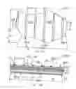 Fig. 40 - Substrate and collector grid structures for integrated series connected photovoltaic arrays and process of manufacture of such arrays