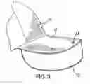 Fig. 03 - Article of manufacture for a hat and eye shield and process for making same