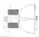 Fig. 08 - Lighting device capable of suppressing occurrence of ovelap of multiple shades