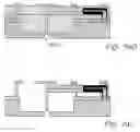 Fig. 343 - Inkjet printhead with paddle for ejecting ink from one of two nozzles