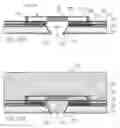 Fig. 57 - Inkjet printhead with paddle for ejecting ink from one of two nozzles