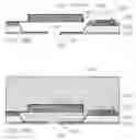 Fig. 86 - Inkjet printhead with paddle for ejecting ink from one of two nozzles