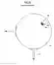 Fig. 23 - Superconducting device with a disk shape resonator pattern that is adjustable in bandwidth