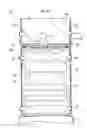 Fig. 04 - Water cooler display apparatus for positioning, storing and displaying items thereon