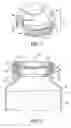 Fig. 02 - Pour cap for fluid containers having gasket configured to form fluid flow passage and low pressure seals in open position and high pressure seal in closed position