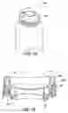 Fig. 09 - Pour cap for fluid containers having gasket configured to form fluid flow passage and low pressure seals in open position and high pressure seal in closed position