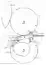Fig. 01 - Apparatus for aligning sheets through the use of stops disposed on a cylinder