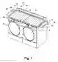 Fig. 04 - Modular laundry system with work surface having a functional insert